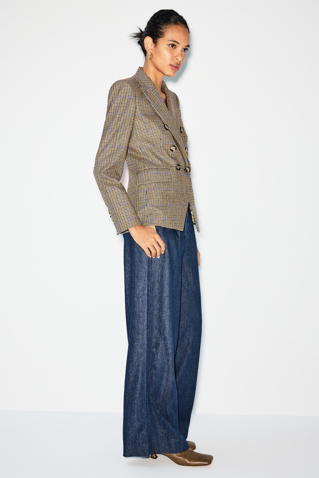 Plaid Structured Miller Dickey Jacket by Veronica Beard 1