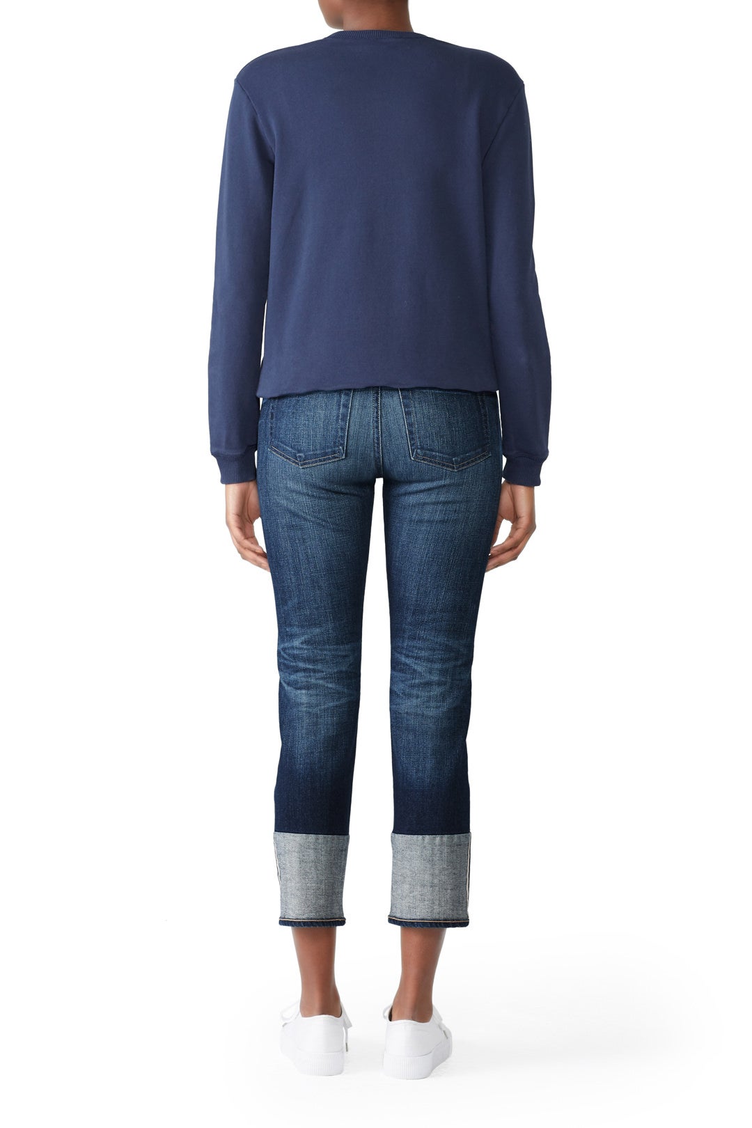 Isabelle High Rise Straight Crop Jeans by AG 1