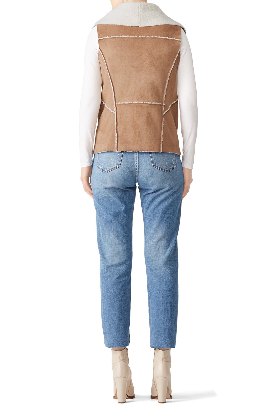 Faux Shearling Fiona Vest