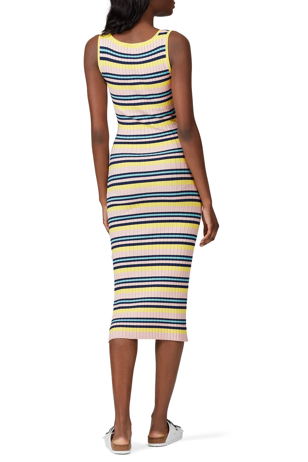 Pink Snap Rib Dress by 525 America 2