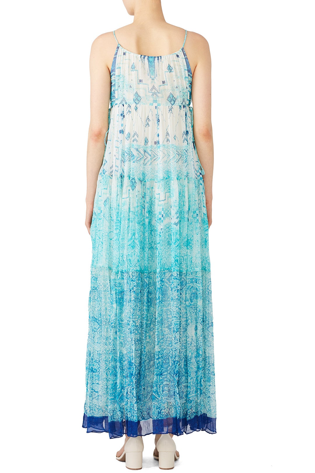 Blue Moiety Maxi by Hemant & Nandita 2