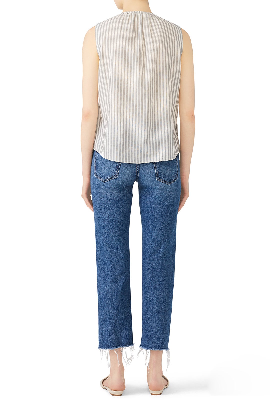 Ruffled Eyelet Stripe Top by Rebecca Taylor NYC 2