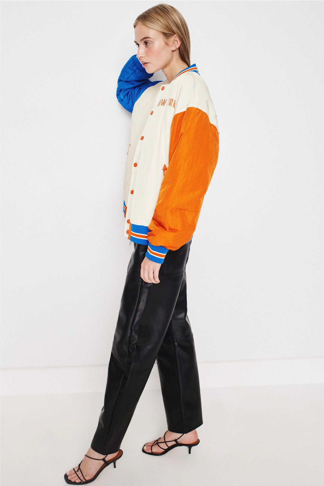 Knicks Bomber Jacket by Terez 1