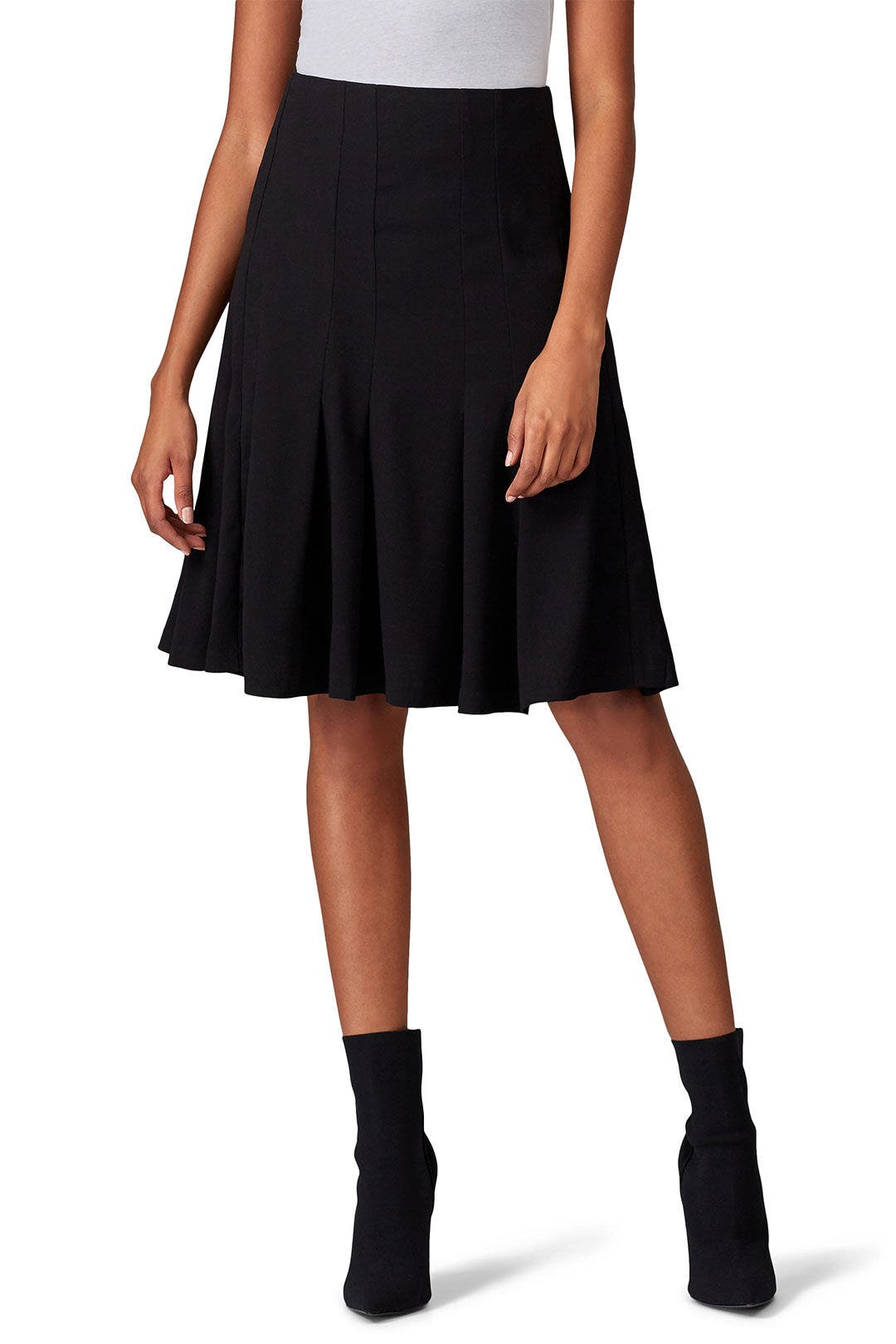 Black Ruffle Midi Skirt by Thakoon x RTR | Rent the Runway