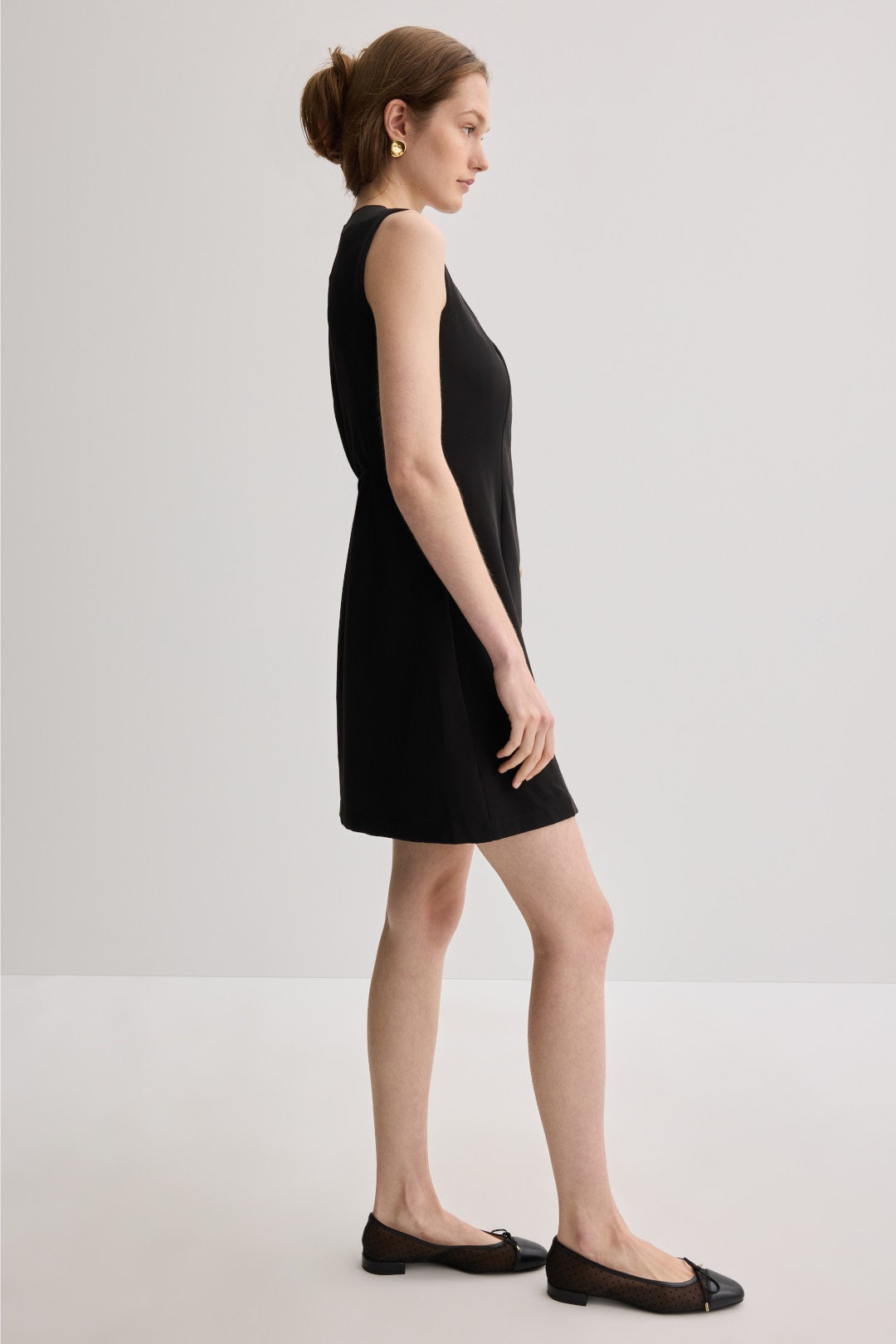 Bridgette Sleeveless Button Down Dress by Alexia Admor 1