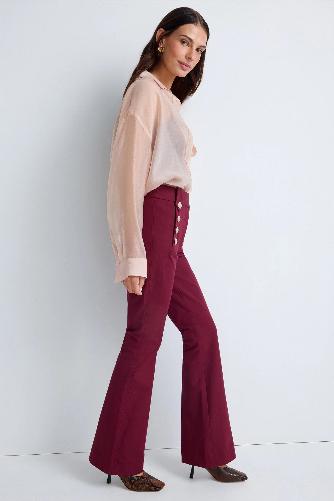 Robertson Flare Leg Pants by Derek Lam 10 Crosby 1