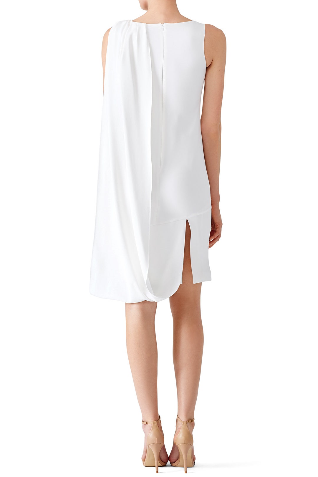 White Cape Dress by Osman 1