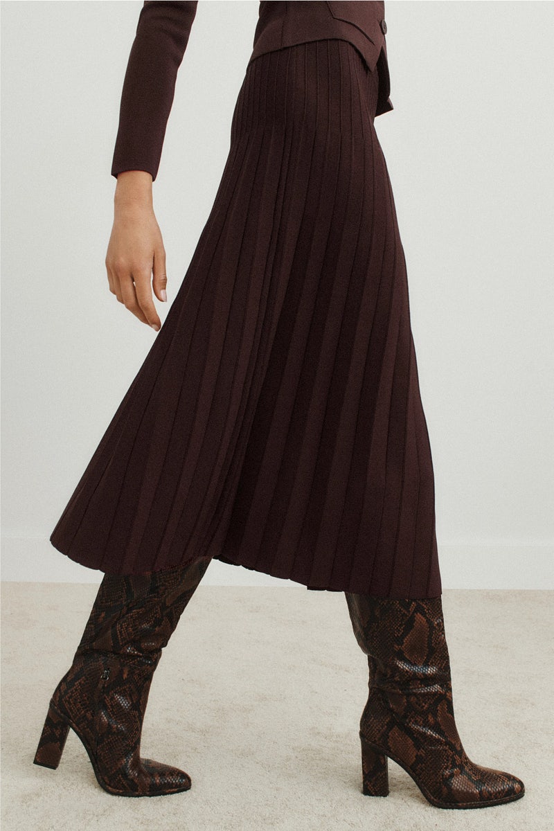 Lena Pleated Skirt by Staud - Photo 1