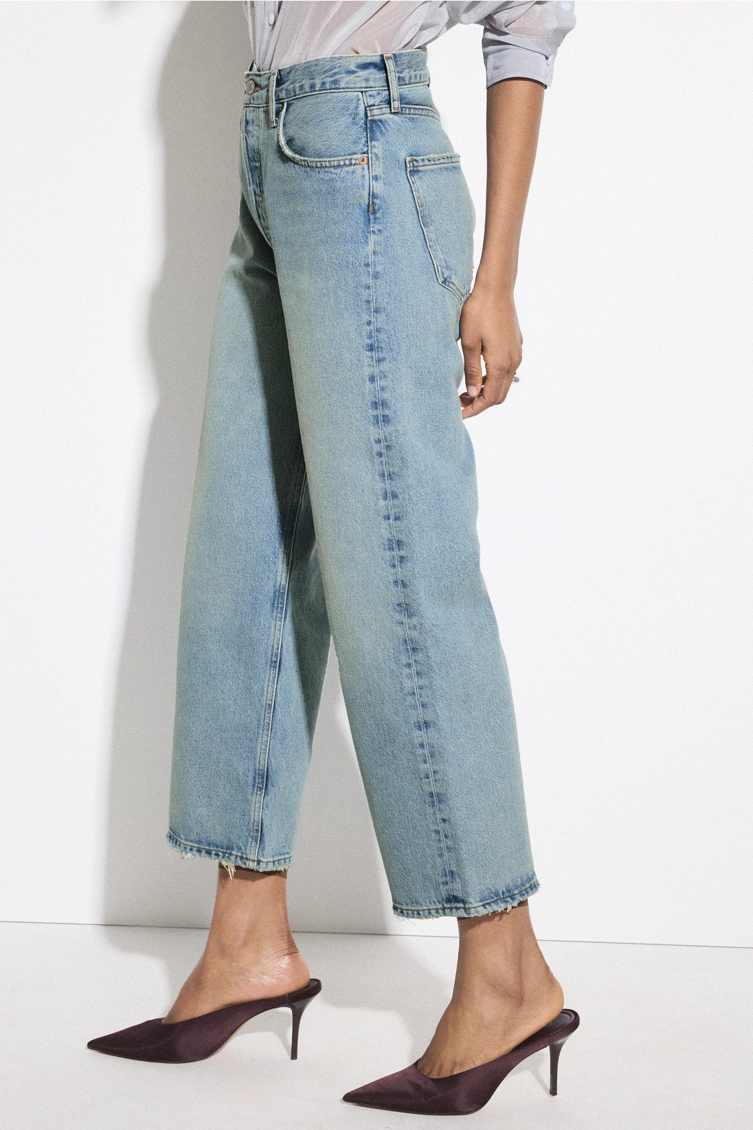 Ren High Rise Wide Leg Jeans by AGOLDE 1