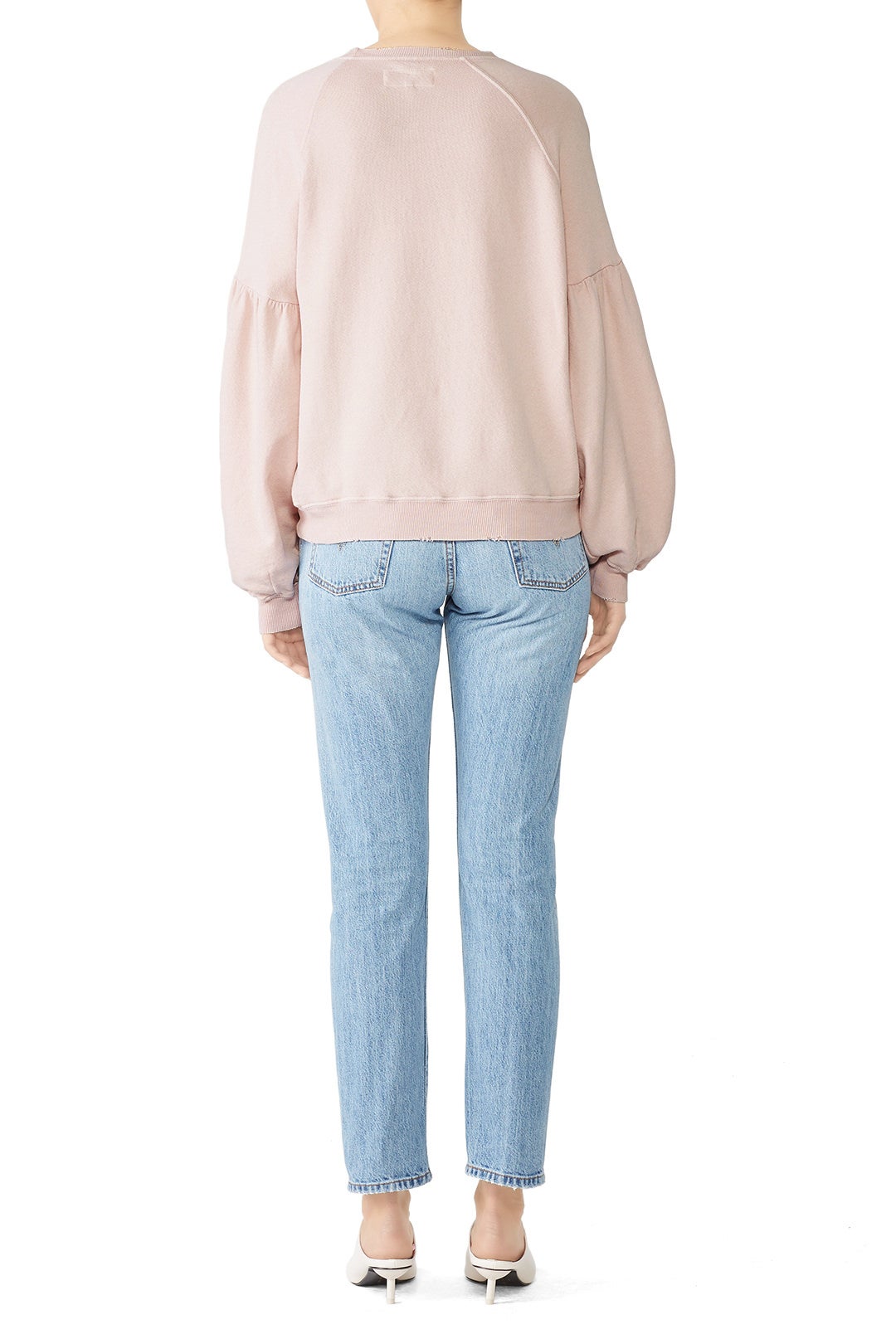 The Bishop Sleeve Sweatshirt by The Great. 2