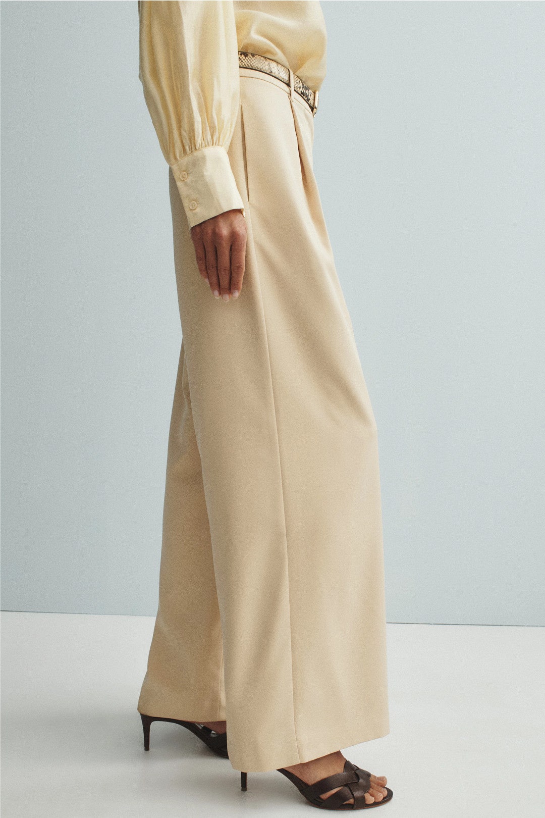 Pleated Wide Leg Trousers by Toccin 2