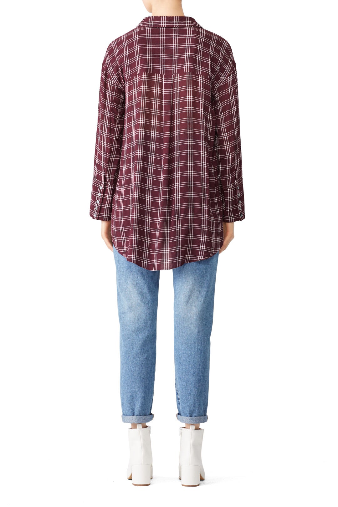 Plaid Elenna Top by Cinq à Sept 1