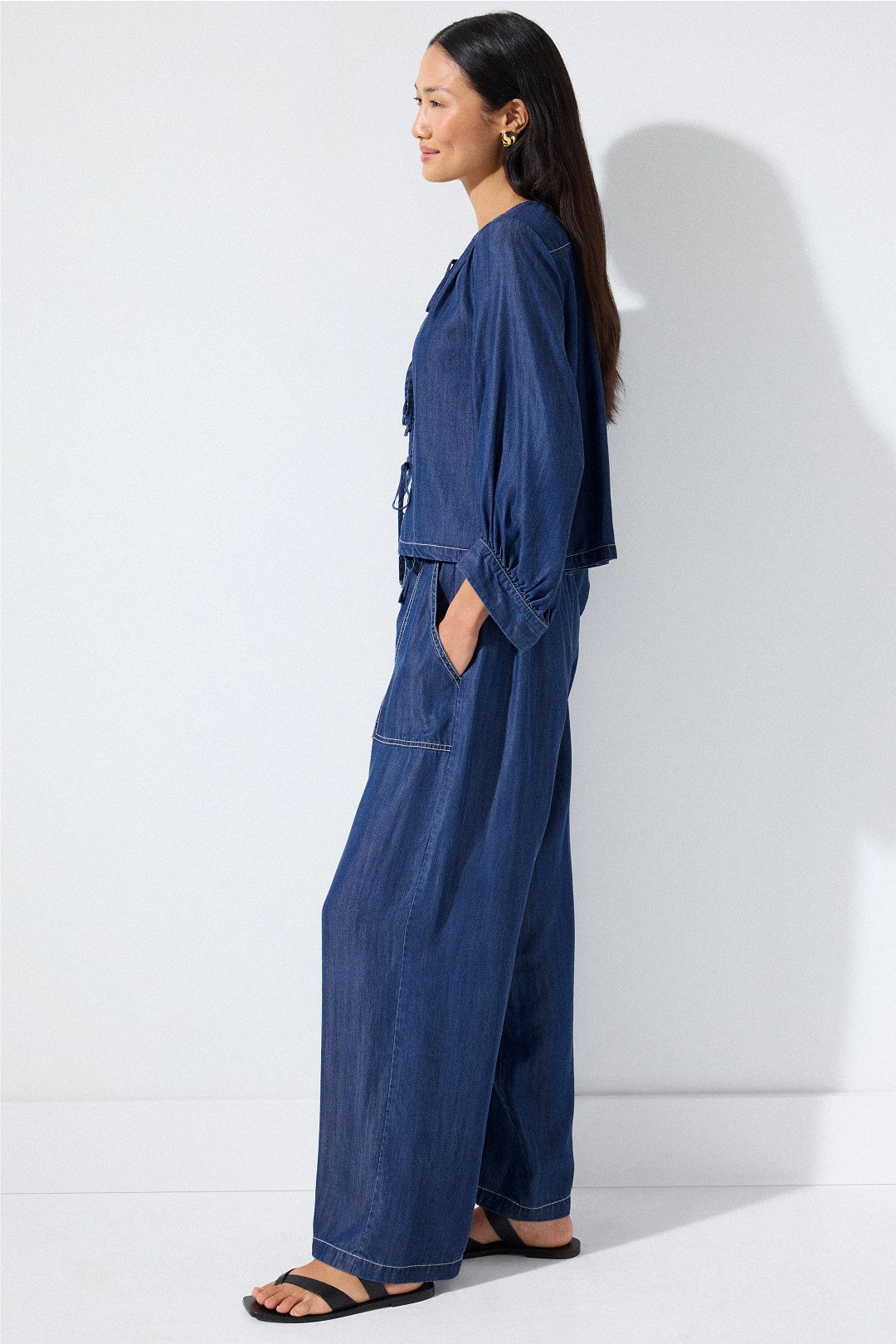 Cassie Lantern Sleeve Top by Fifteen Twenty 2