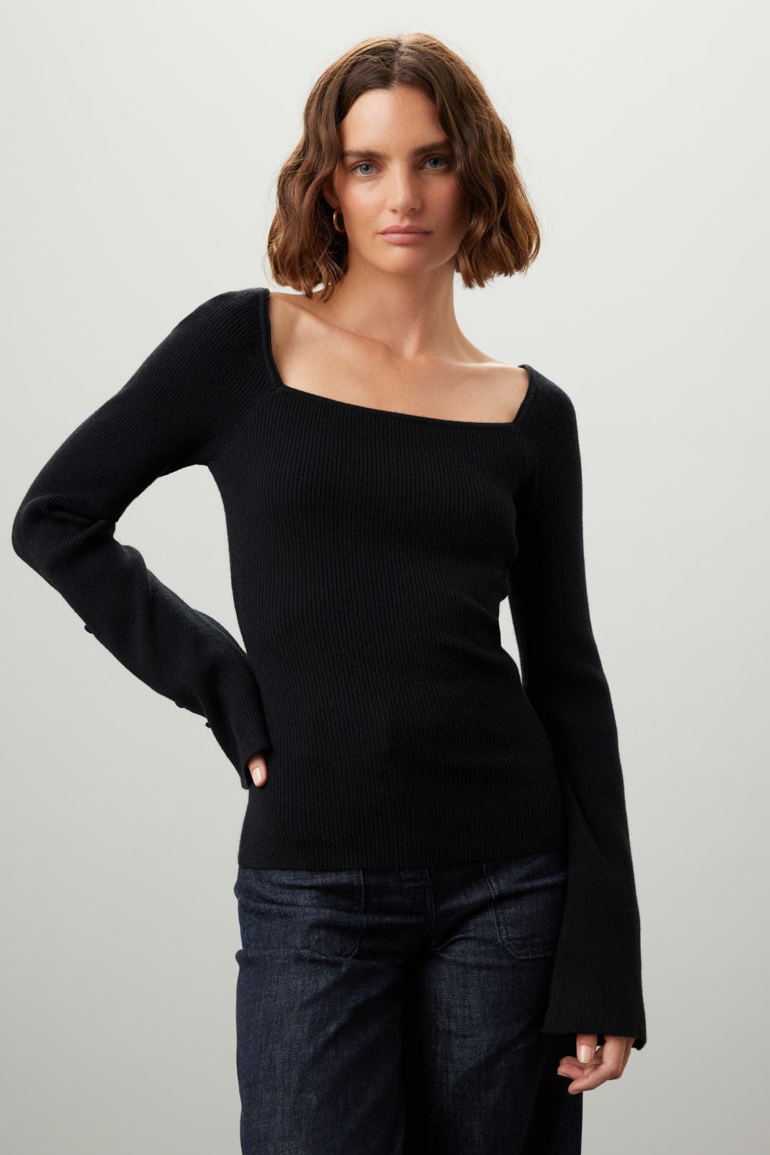 Square Neck Top by Louna | Rent the Runway