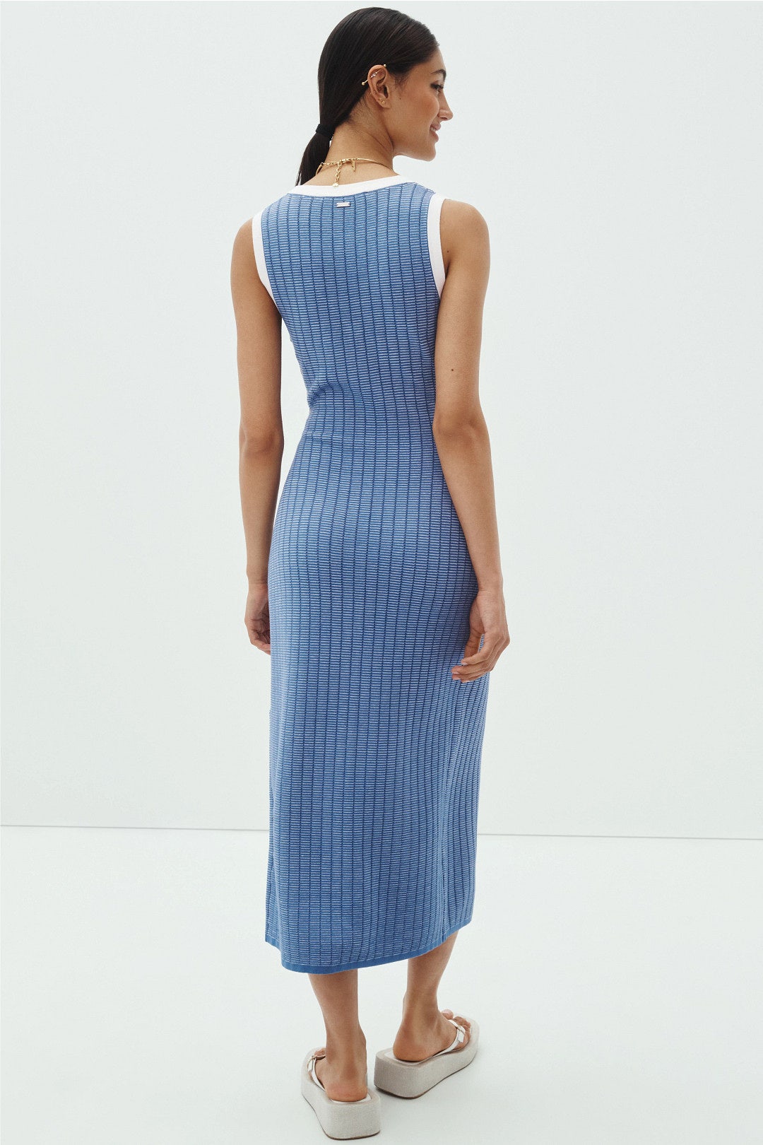 Bex Tie Front Midi Dress by Toccin 2