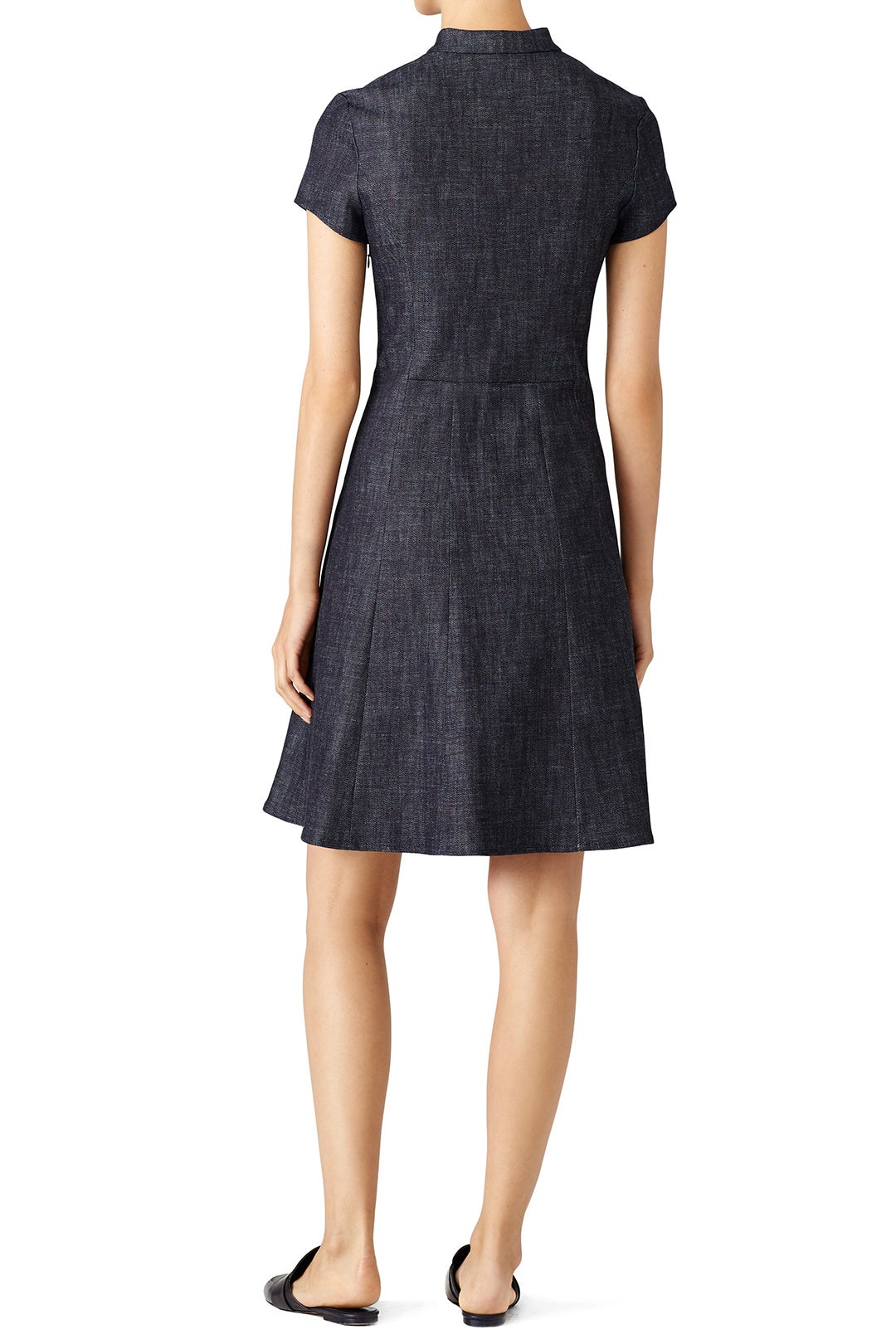 Shoulder Tie Tassel Dress