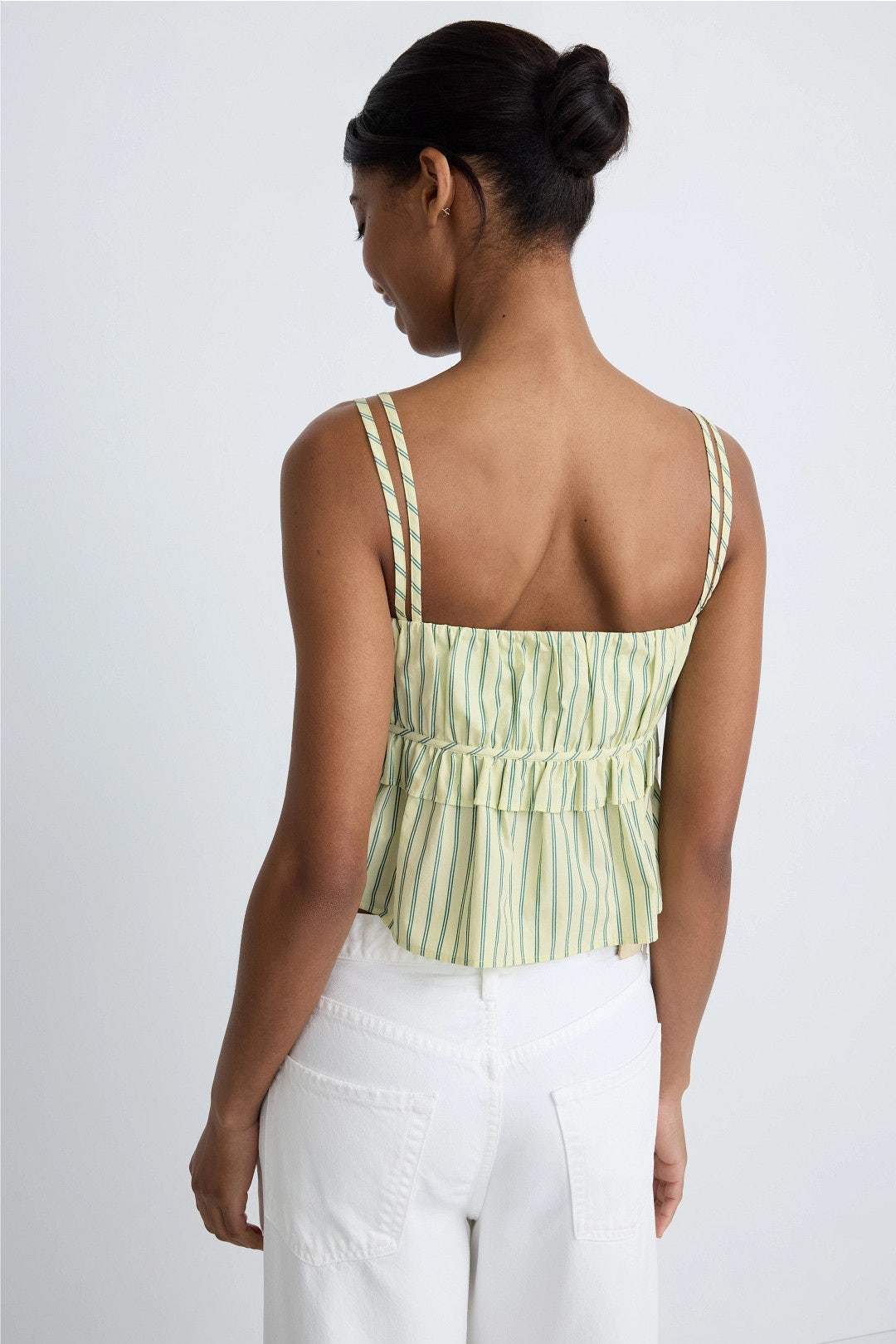 Peplum Striped Tank Top by BOSS 2