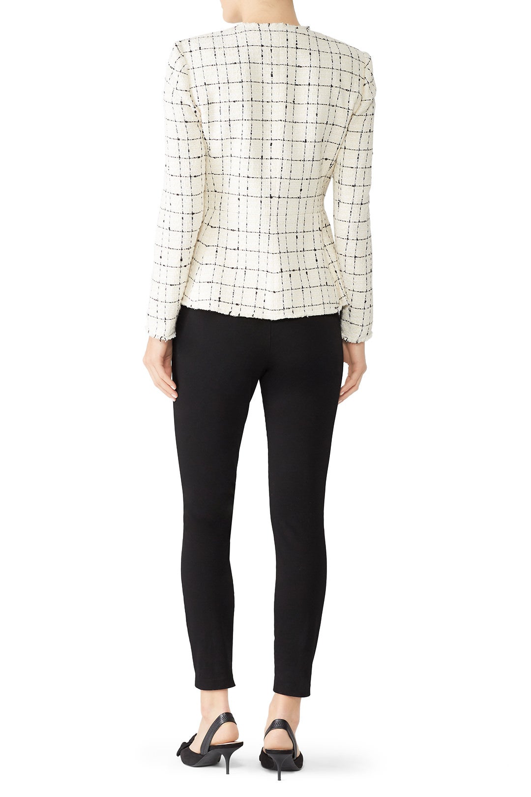 Plaid Tweed Zip Jacket by Rebecca Taylor NYC 1