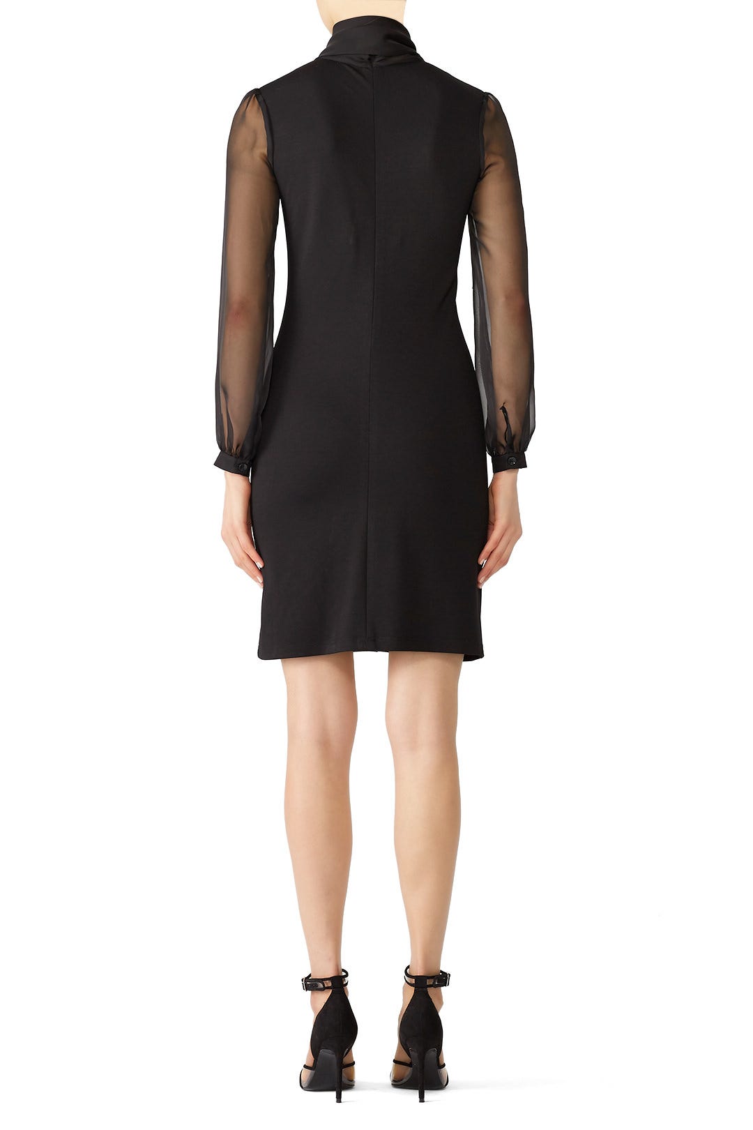Sheer Sleeve Tie Sheath by Slate & Willow 2