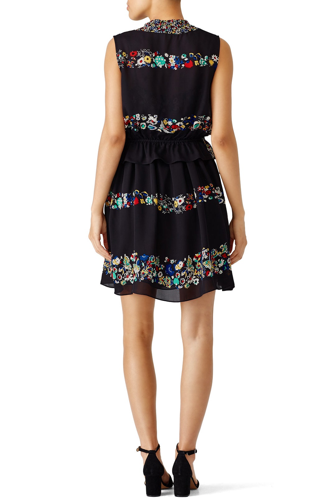 Floral Stripe Mash Up Dress by Derek Lam 10 Crosby 2