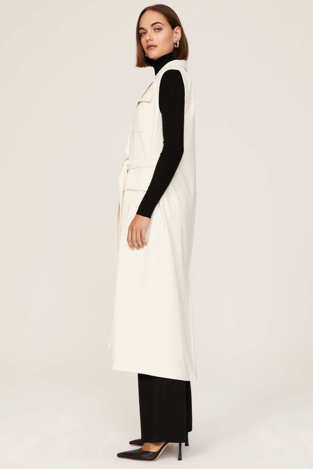 Long Wrap Vest by Marina Moscone x RTR | Rent the Runway