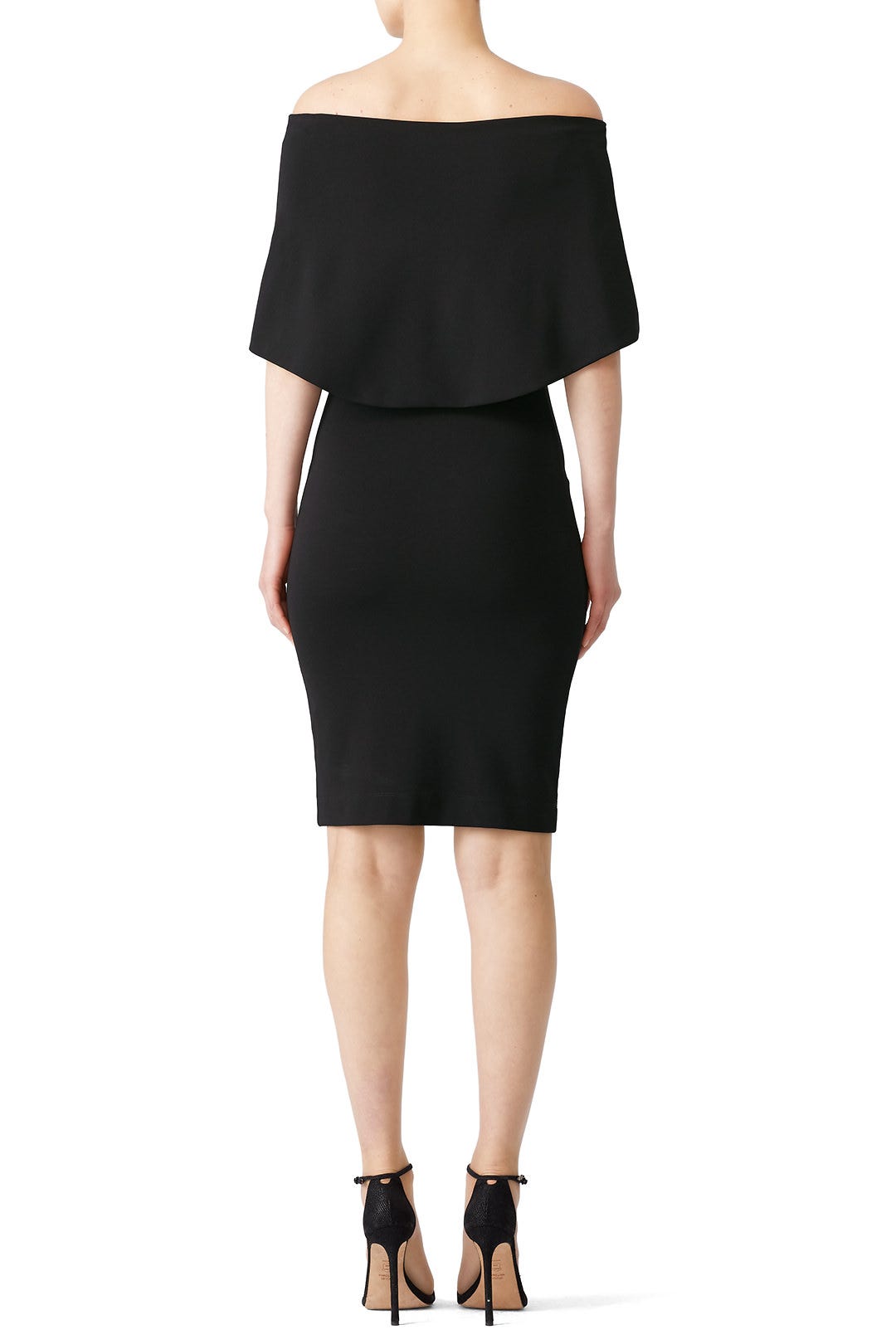 Structured Cape Dress by Nicole Miller 1