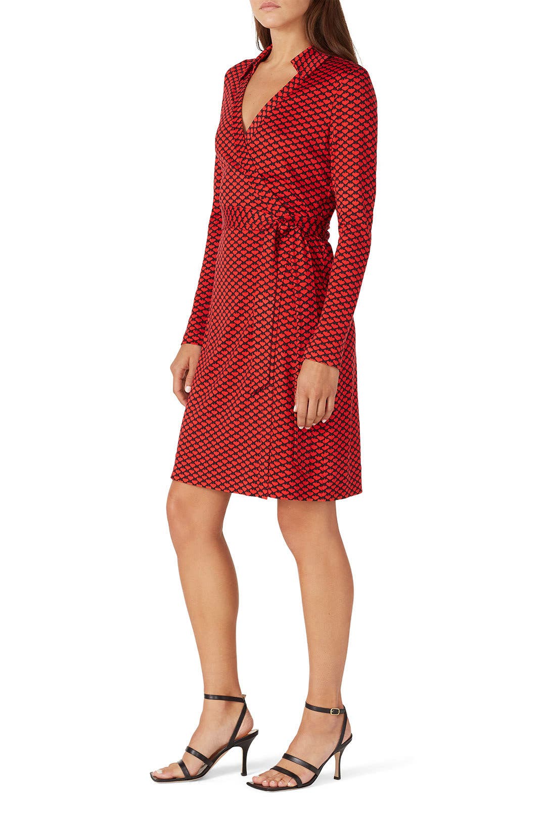 新品 DVF 2 長袖ラップドレス Diane Von Furstenberg - メルカリ