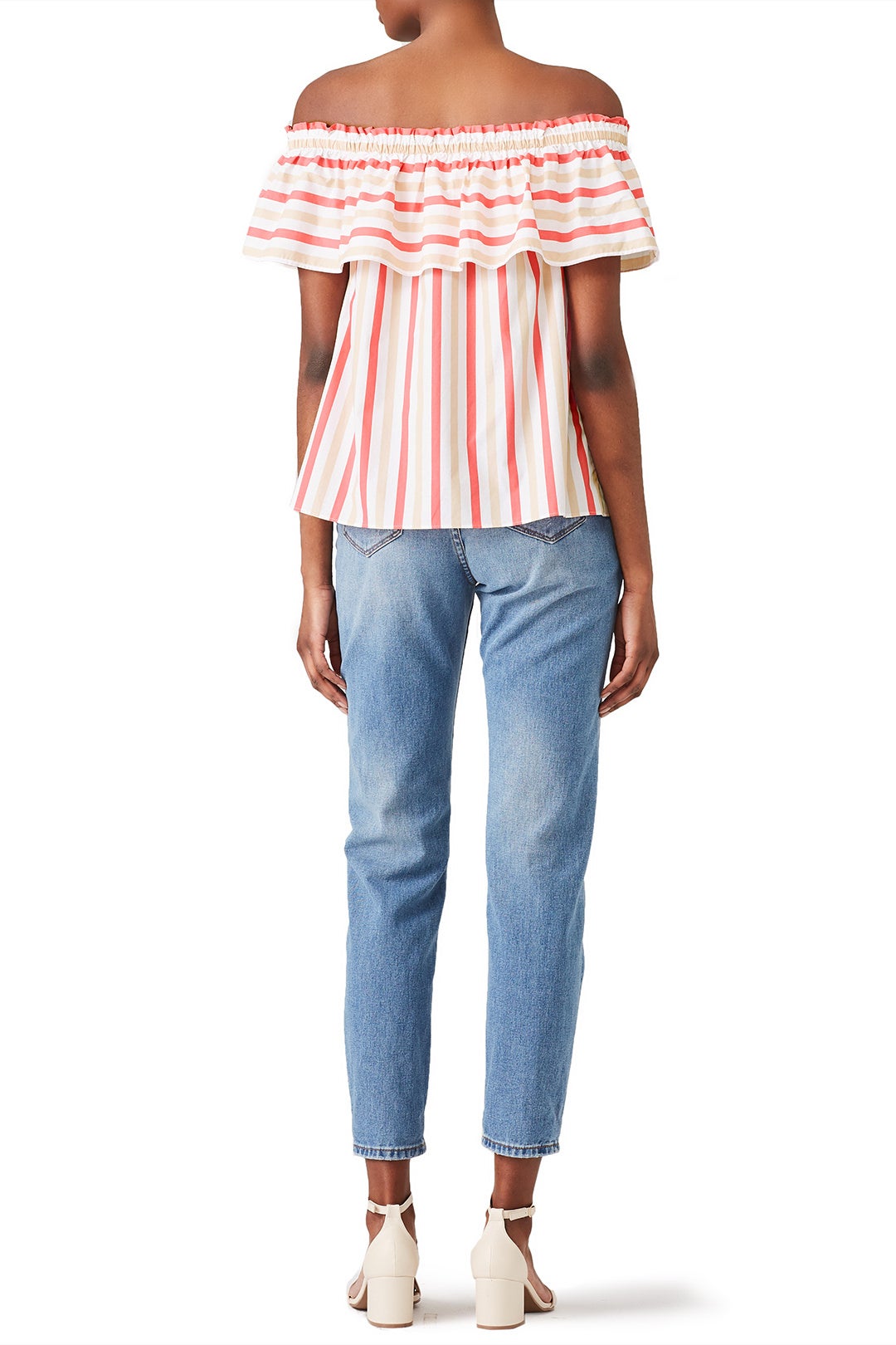 Peach Sherbet Stripe Top by kate spade new york 1