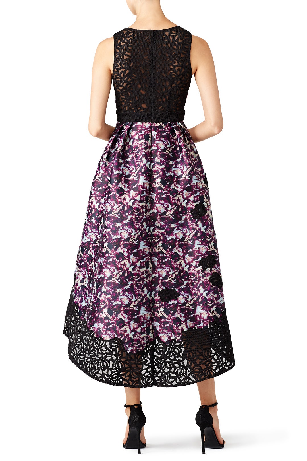Dark Floral Alex Dress by ML Monique Lhuillier 2