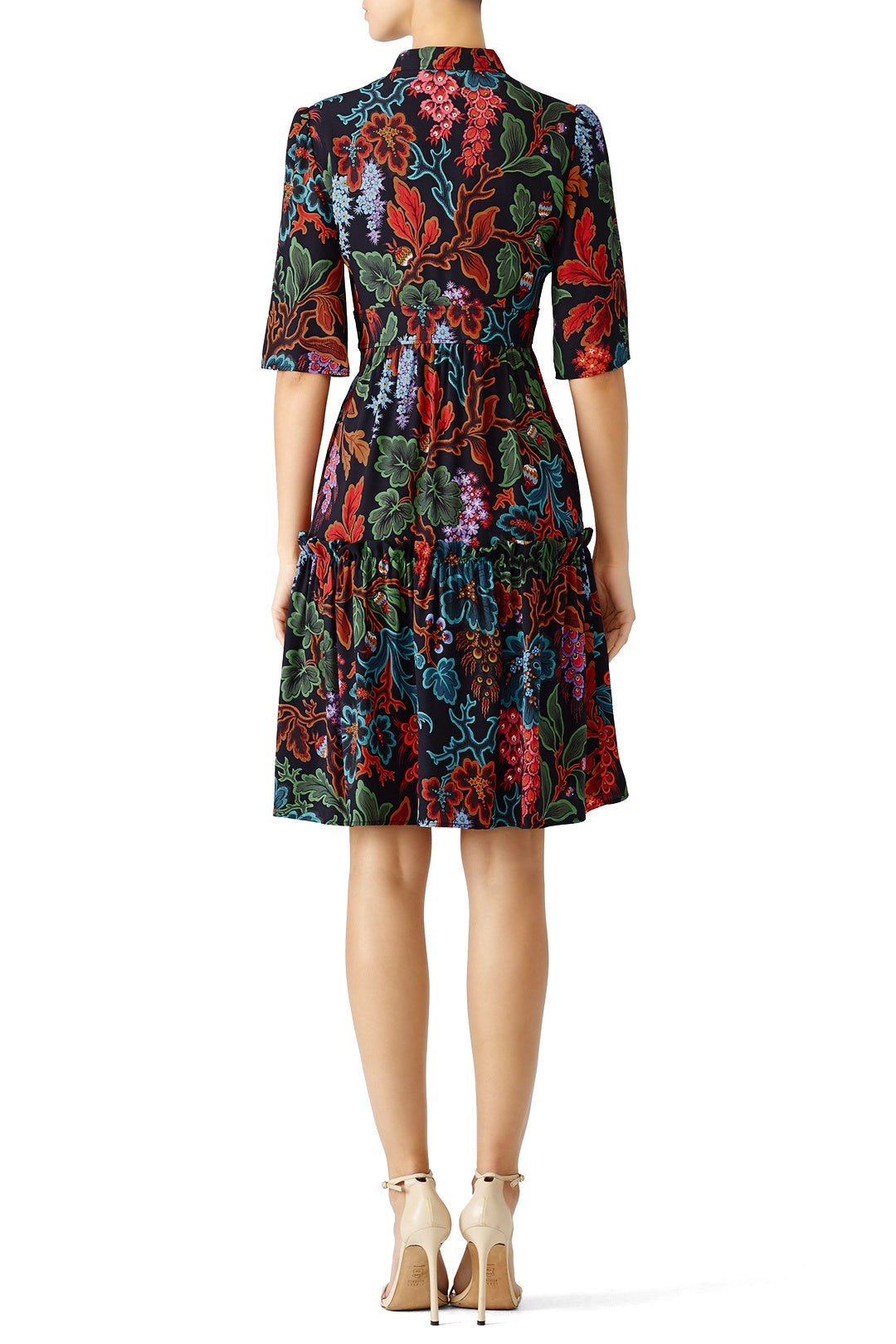 Forest Flower Printed Dress by Philosophy di Lorenzo Serafini 2