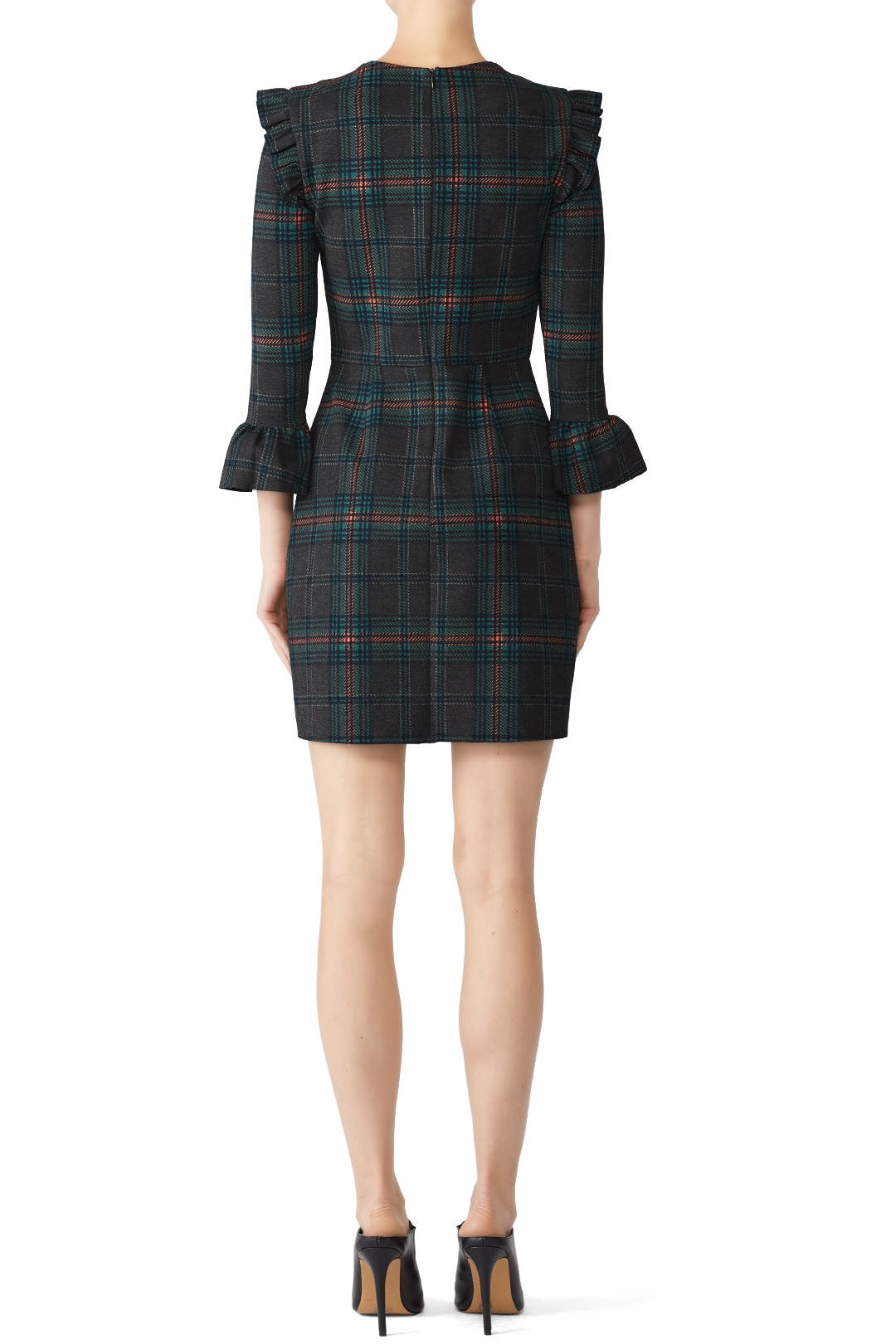 Plaid Fit And Flare Dress by J.O.A. | Rent the Runway