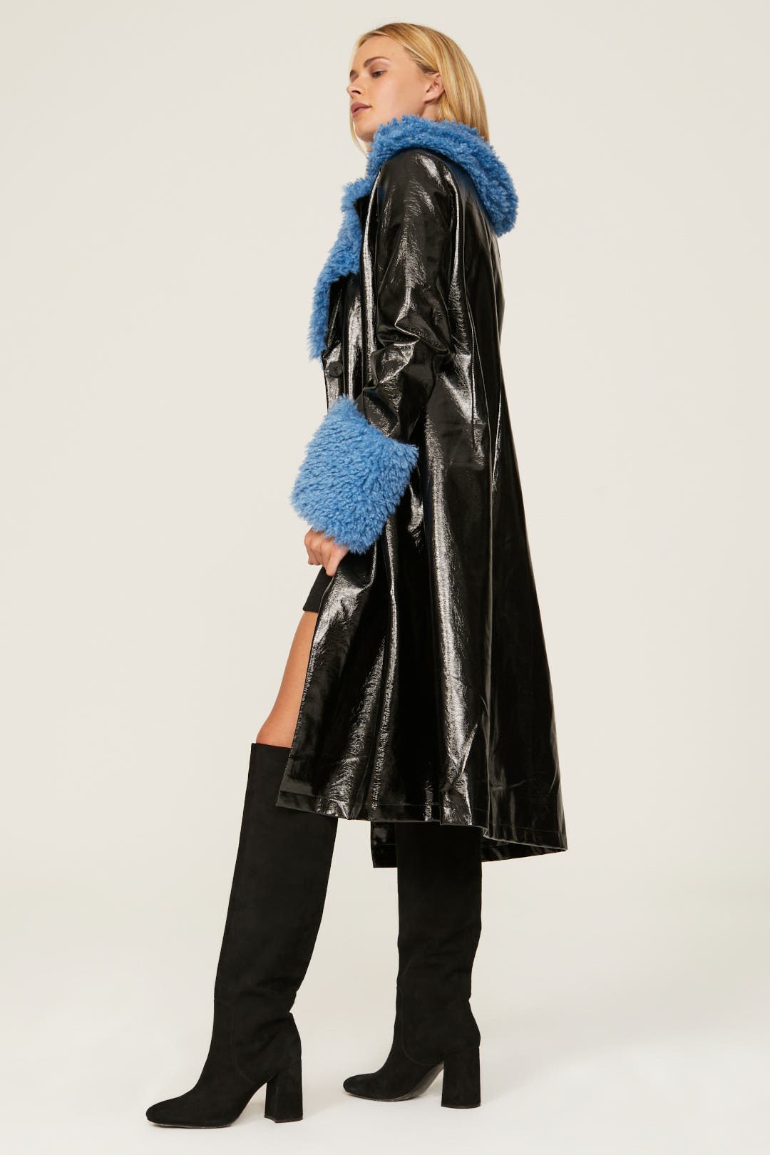 Sherpa Collar Coat by Love, Whit by Whitney Port | Rent the Runway