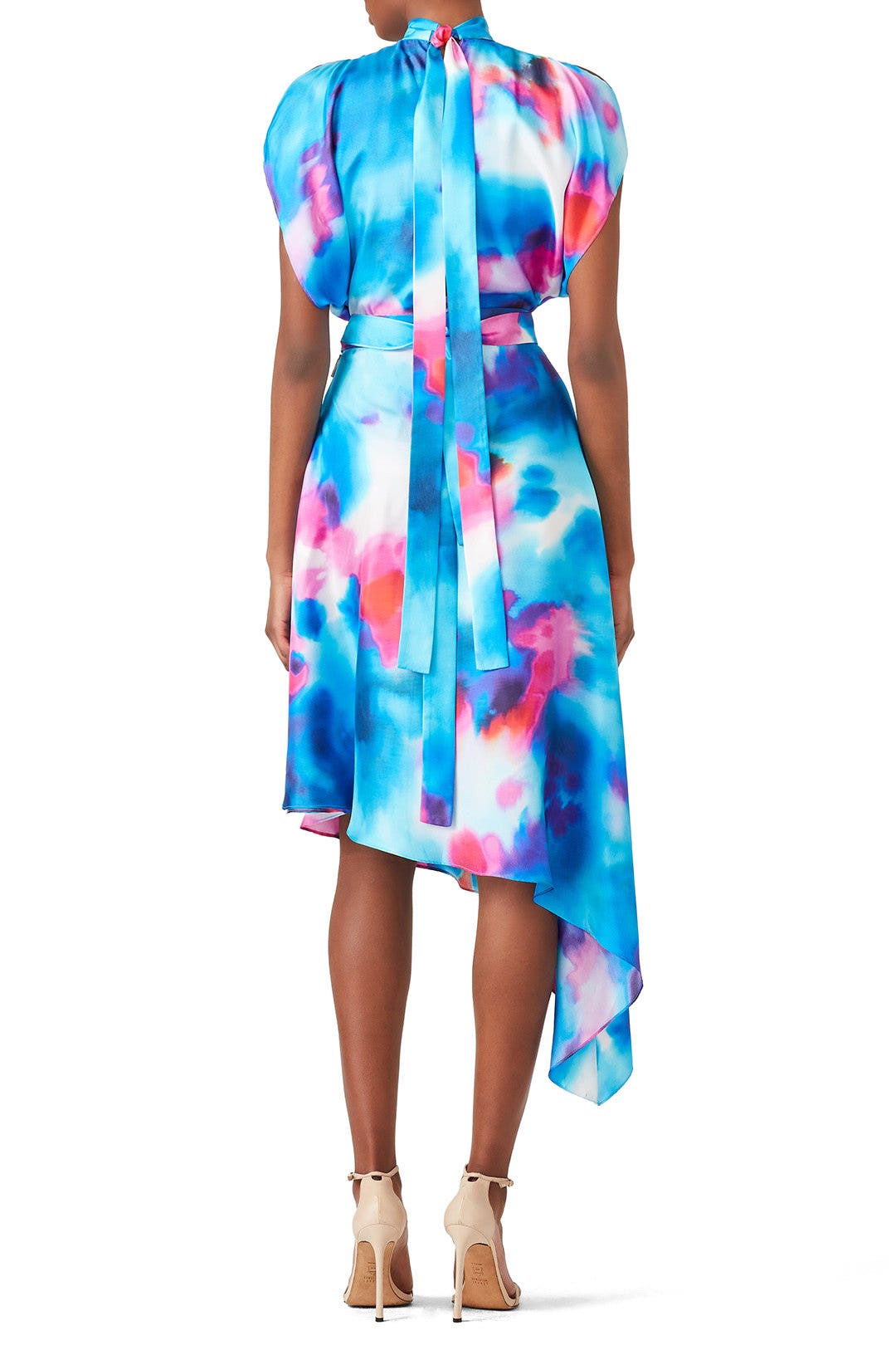 Tie Dye High Neck Dress by MSGM 1