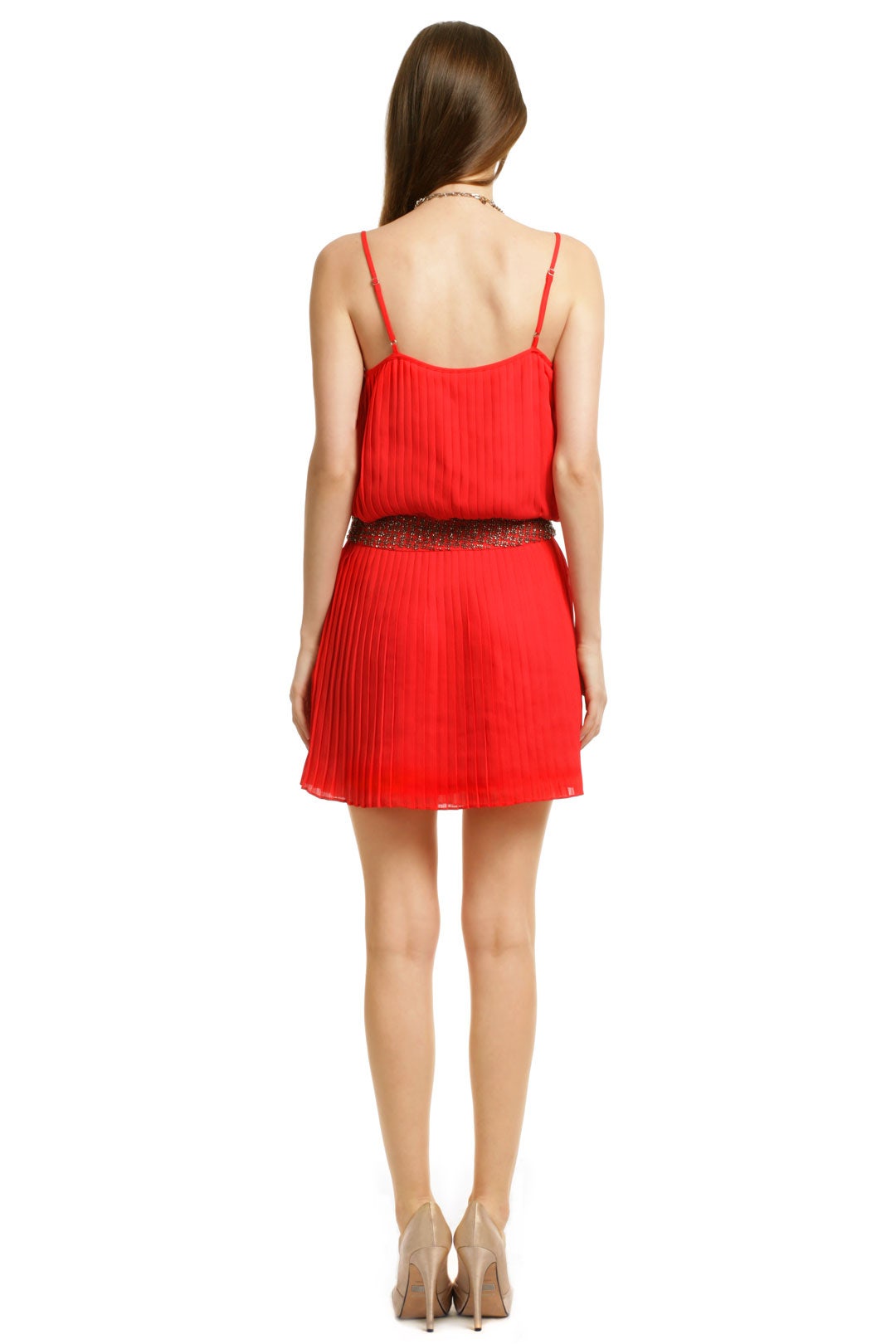 Red Shock Wave Dress by Parker 1