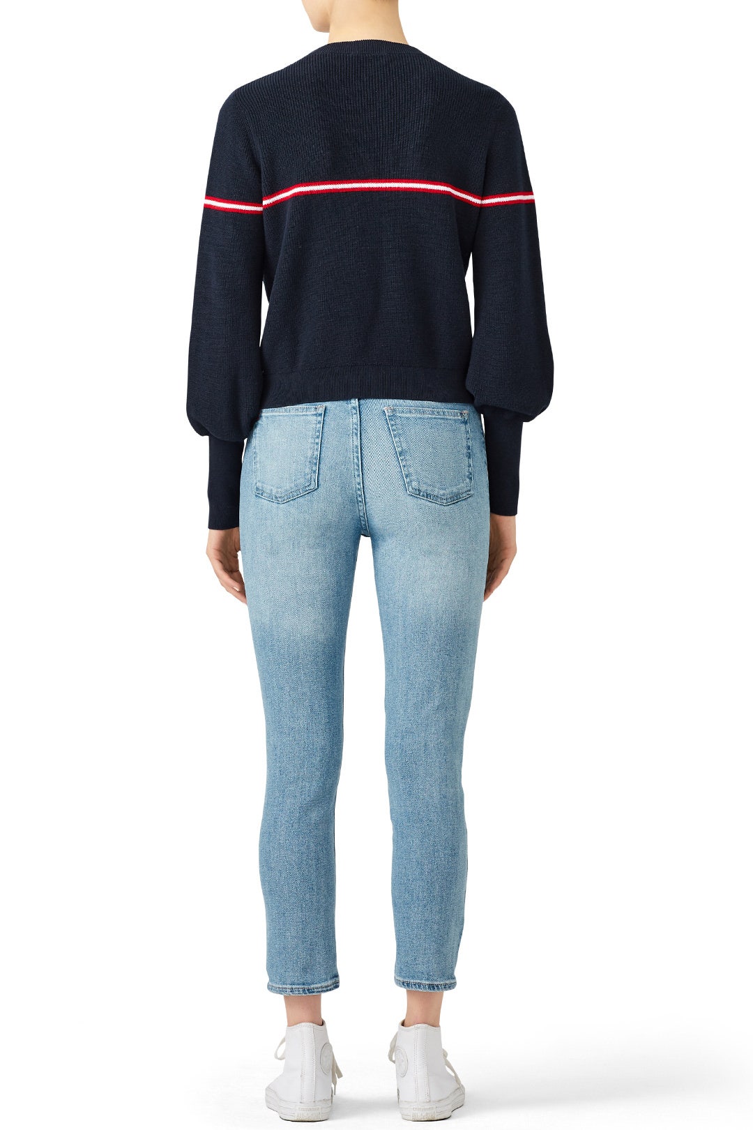 Sculpture Stripe Sweater by The Fifth Label 2