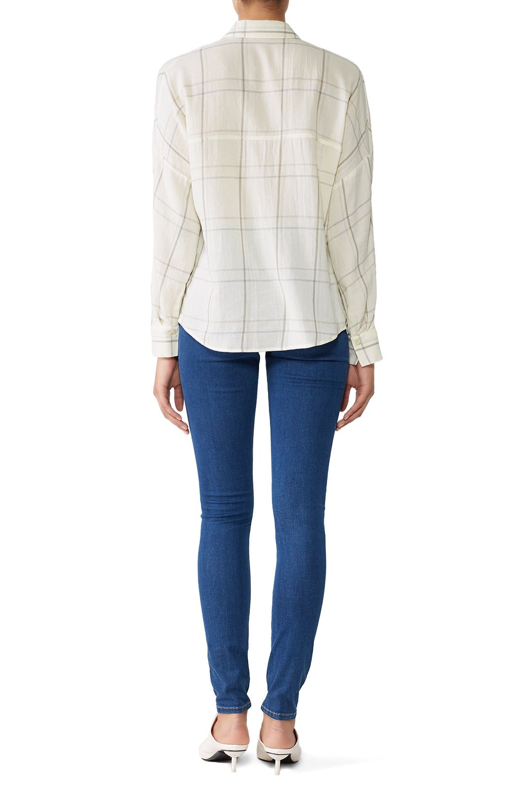 Bar Plaid Popover by VINCE. 1