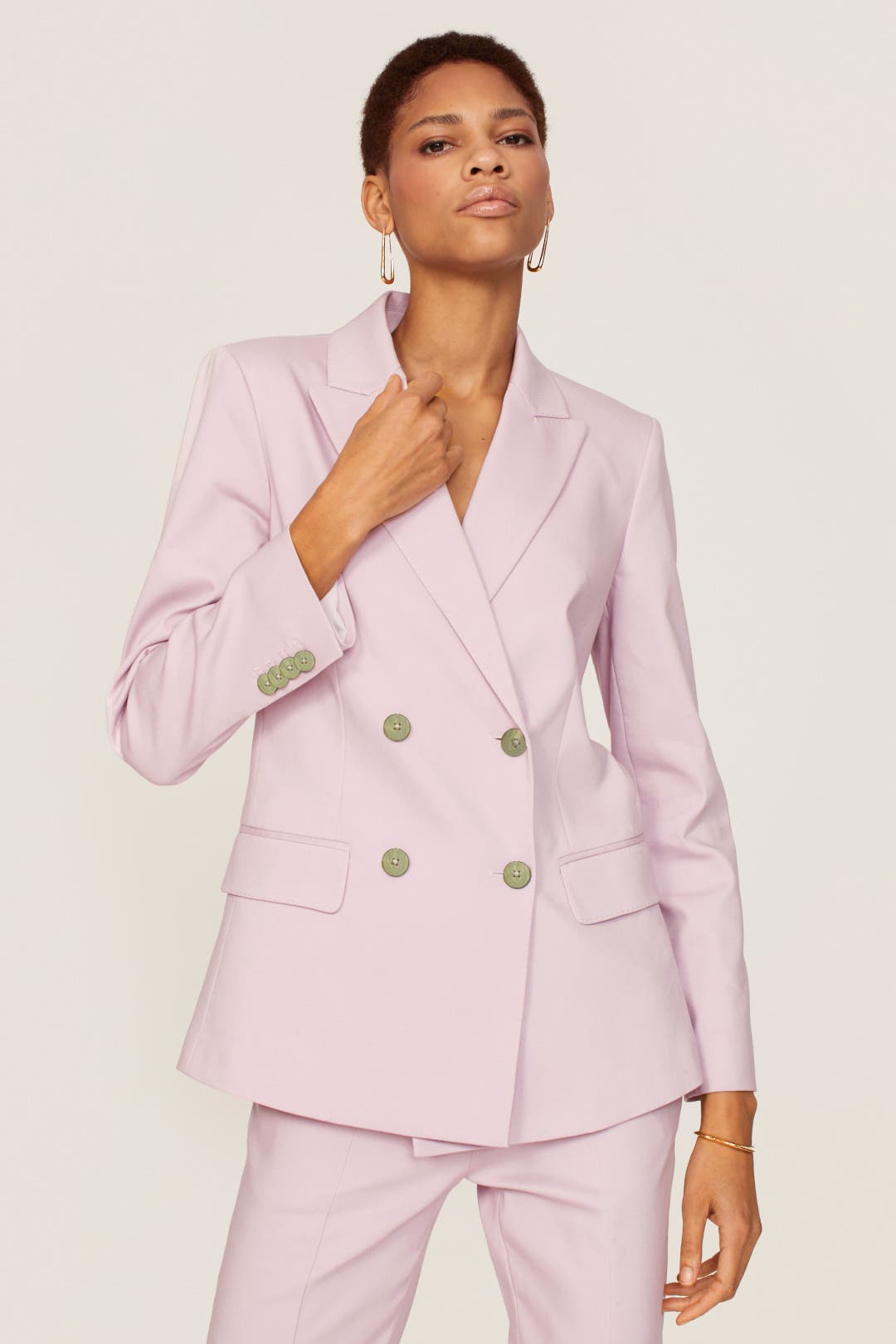 Donna Karan New York Women's Collarless One-Button Blazer