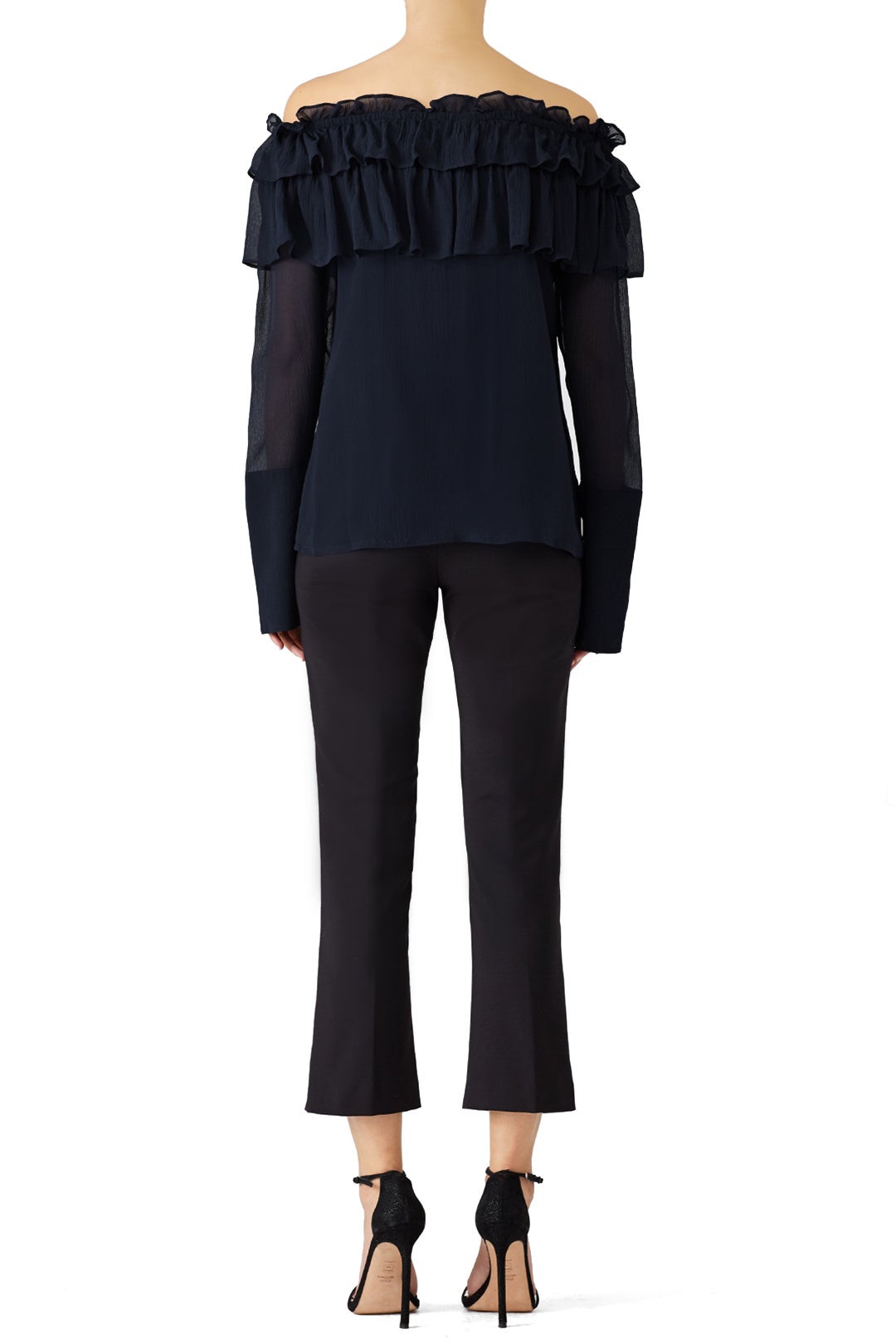 Crinkle Chiffon Top by Opening Ceremony 2