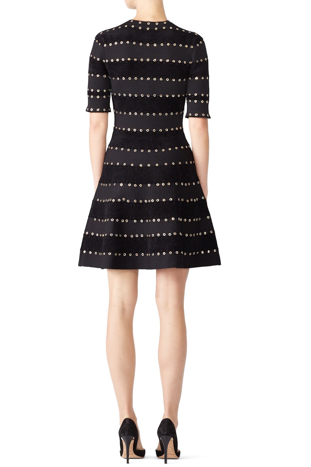 Jillian Grommet Knit Dress by Ronny Kobo 1