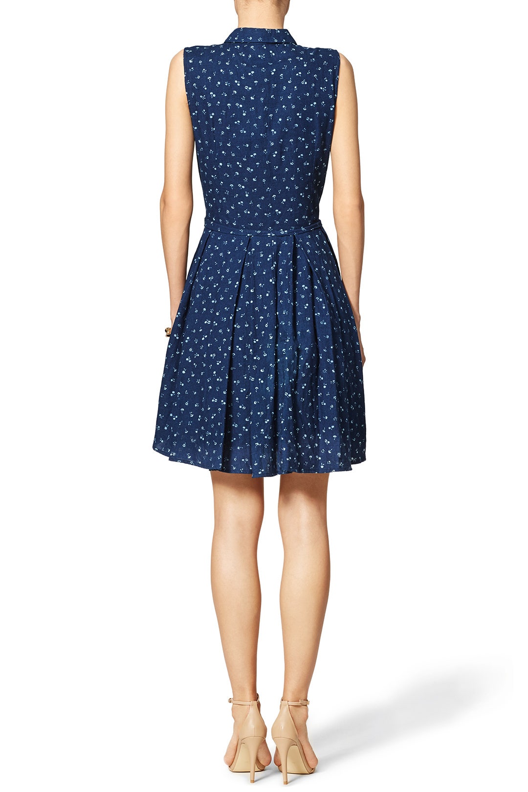 Indigo Bouquet Exploding Dress by Band of Outsiders 1
