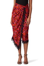 Skirt Designer By Derek Lam In Red, Size: 10 main image 1
