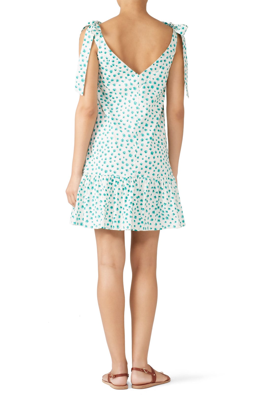 Emerald Daisy Dress by Rebecca Taylor NYC 1