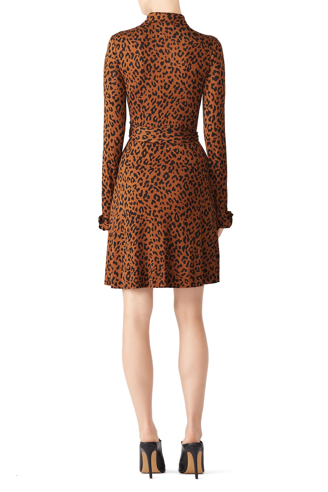 Leopard Side Tie Shirtdress by Diane von Furstenberg 1