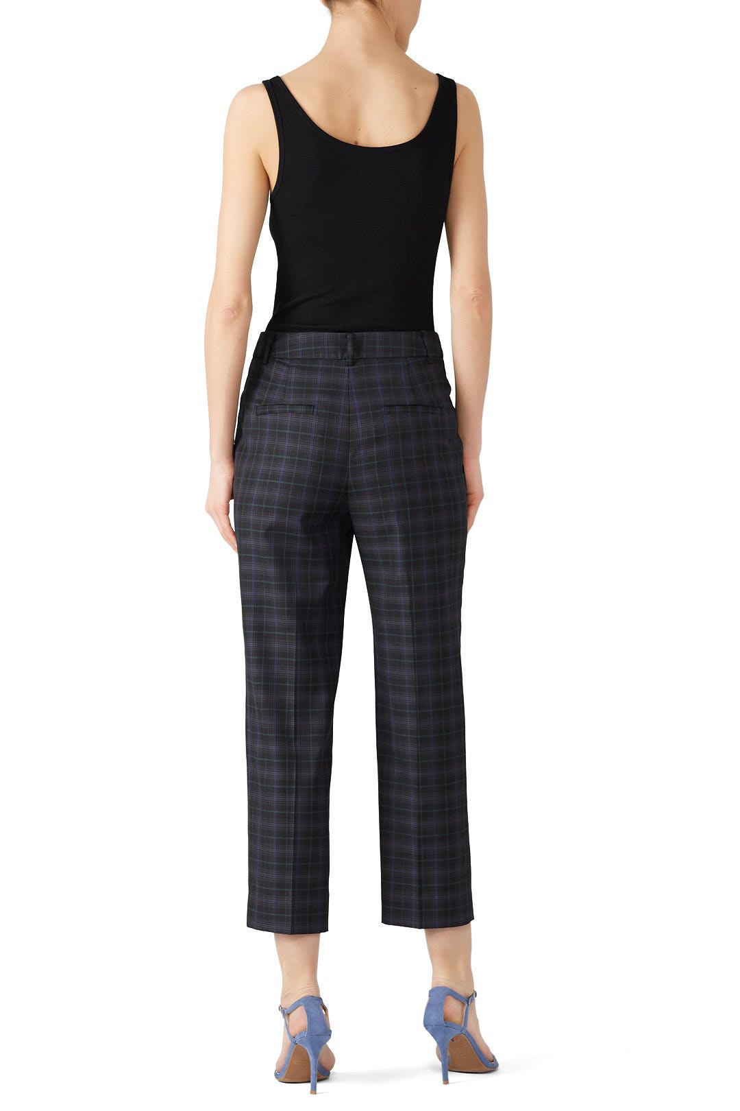 Marvel Plaid Taylor Pants by Tibi 1