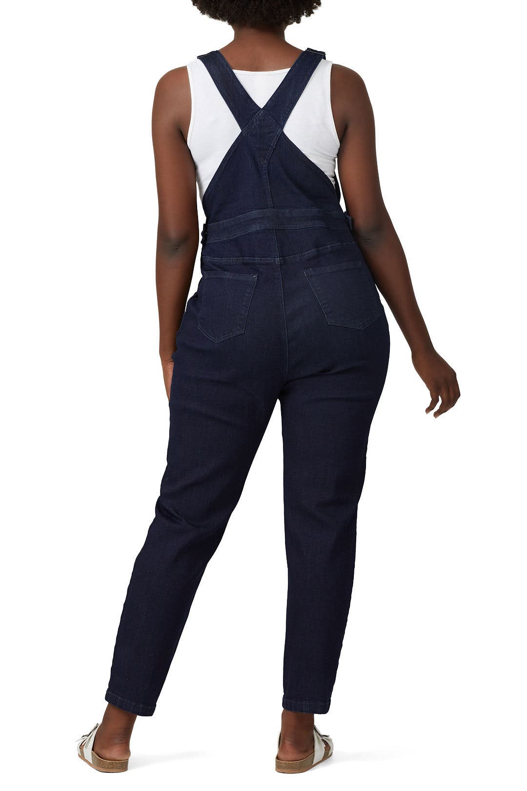 Dark Indigo Denim Overalls by Universal Standard | Rent the Runway