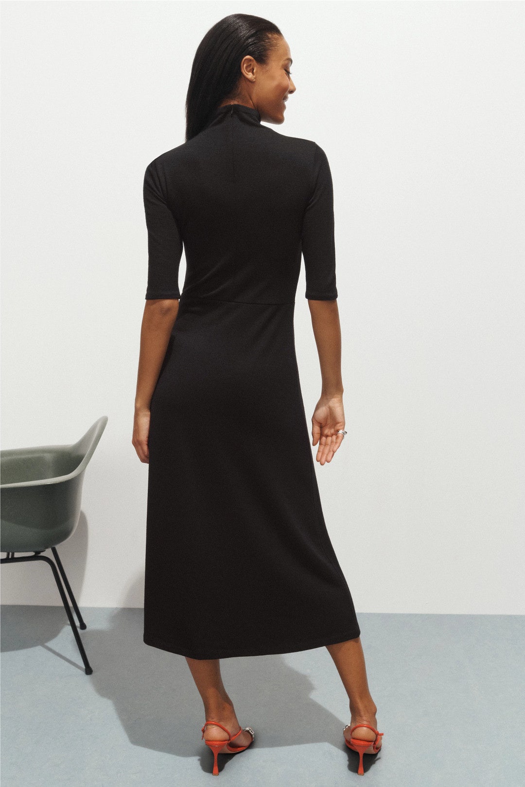 Knit Turtleneck Dress by VINCE. 2