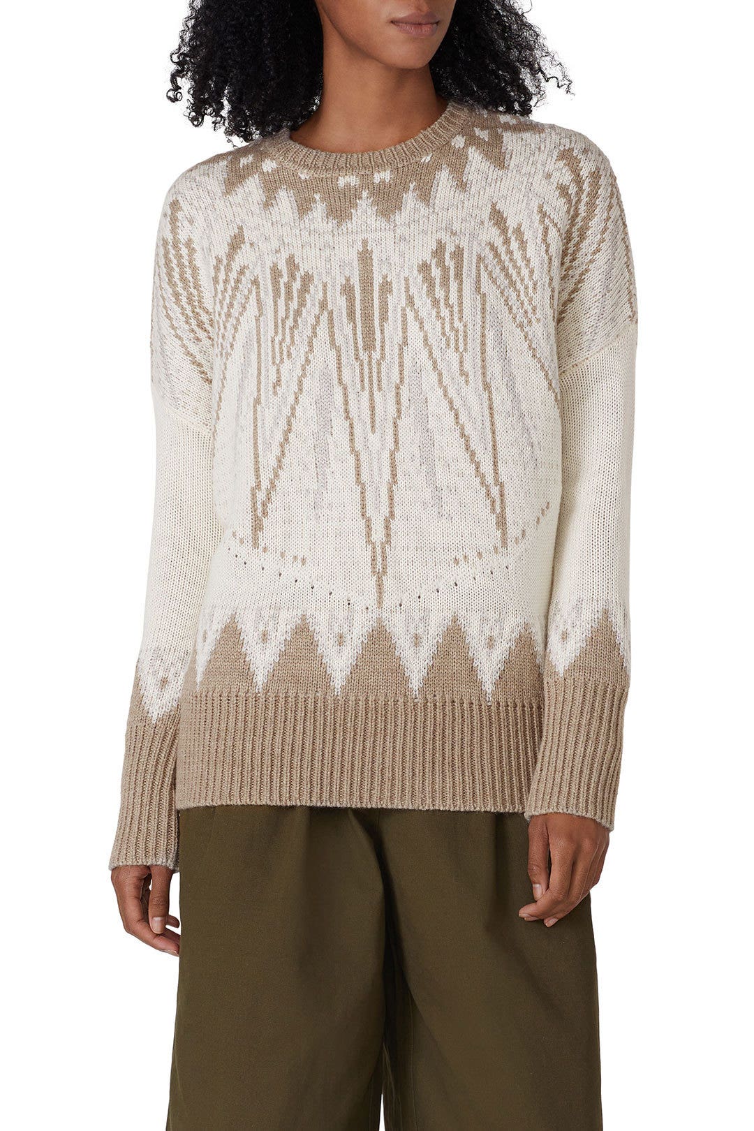 Fair Isle Crew Neck Sweater by Adam Lippes x RTR 2