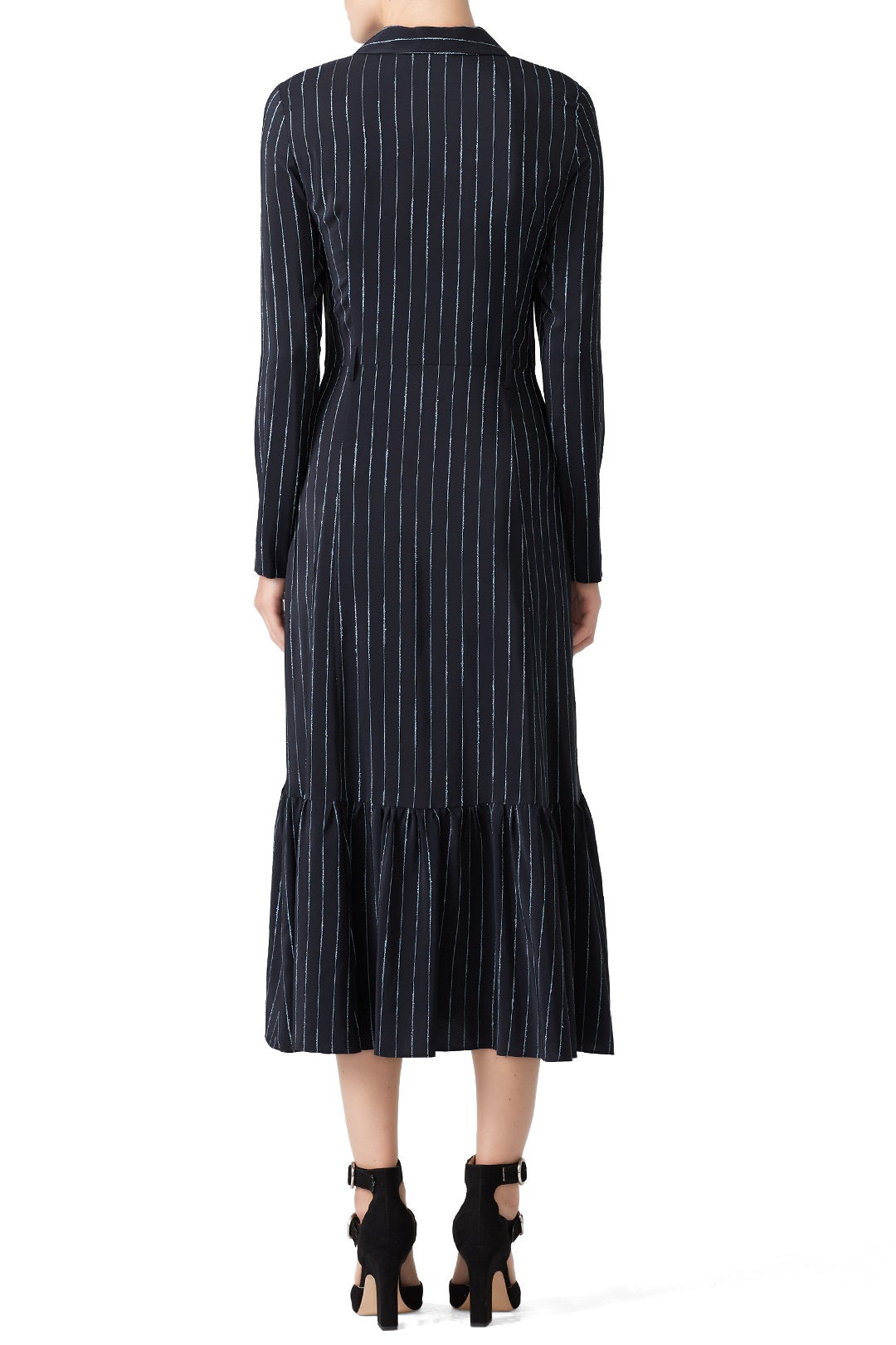 Navy Cinched Flare Dress by Becken 2