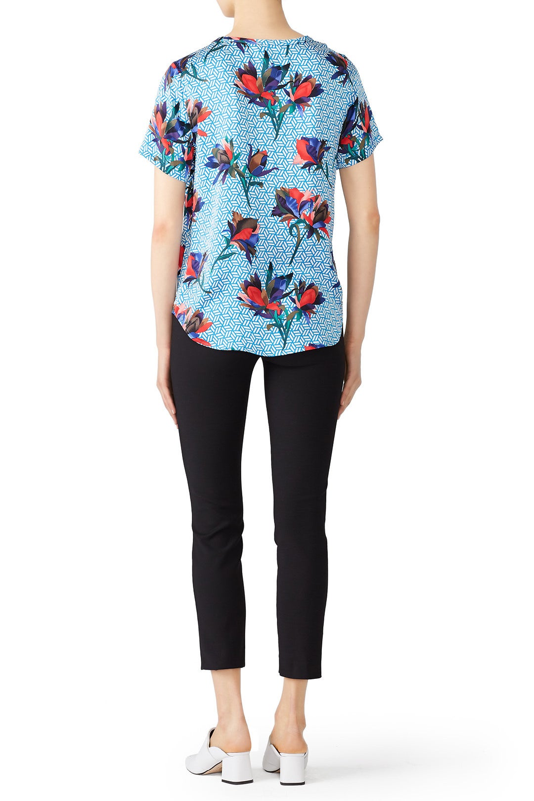 Floral Hana Top by Equipment 1