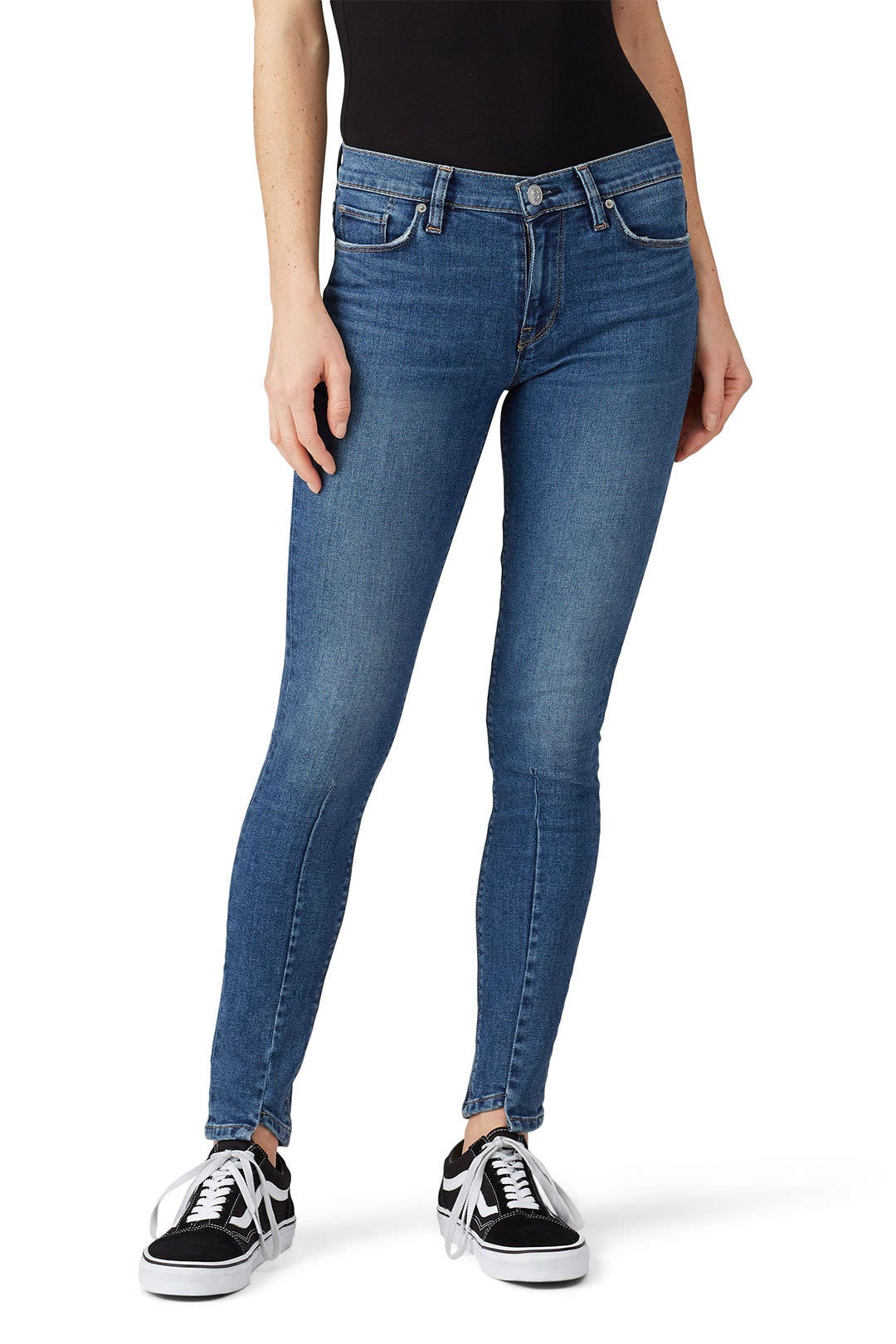 Nowhere Nico Mid Rise Super Skinny Jeans by Hudson 1